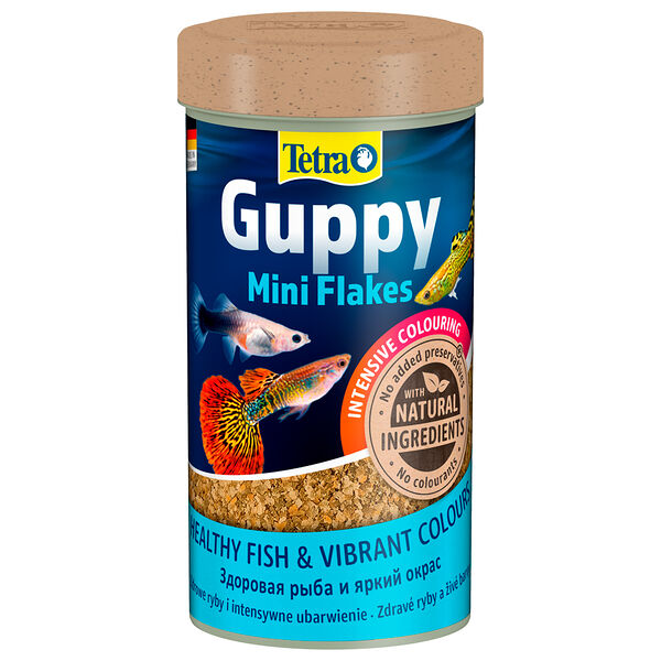 Корм для гуппи TETRA Guppy в хлопьях 250 мл