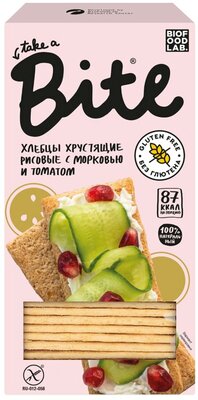 Хлебцы рисовые Take a Bite хрустящие с морковью и томатом 150 г