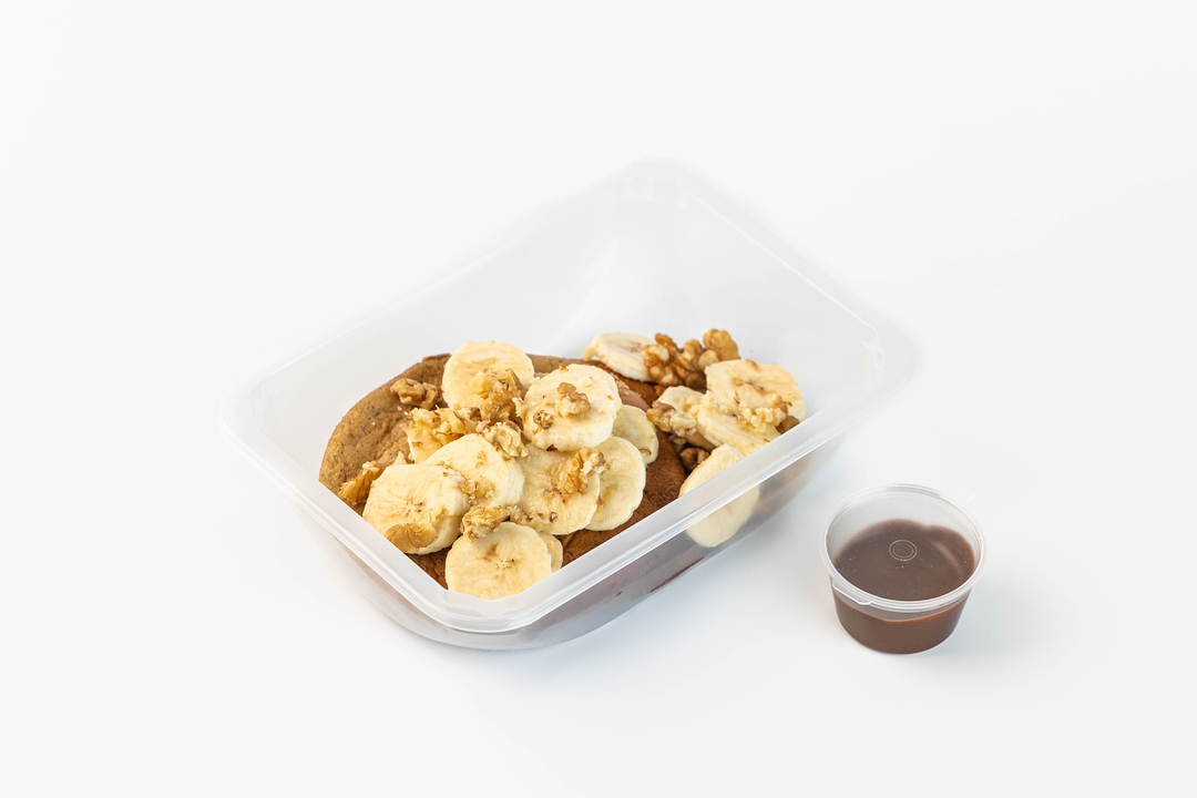 

Панкейки банановые с ореховой пастой 250 г