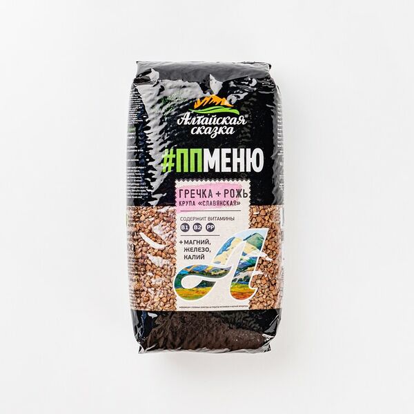 Смесь круп Алтайская сказка Славянская гречневая + ржаная, 800 г