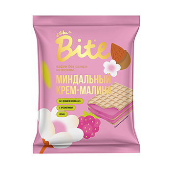 

Вафли Bite Малина и Миндальный крем 30 г
