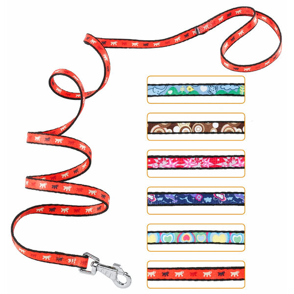 Поводок нейлоновый для кошек и мелких собак Фантазия G10, 110 см, в ассортименте