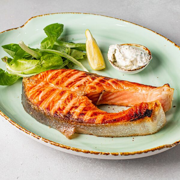 Стейк из лосося