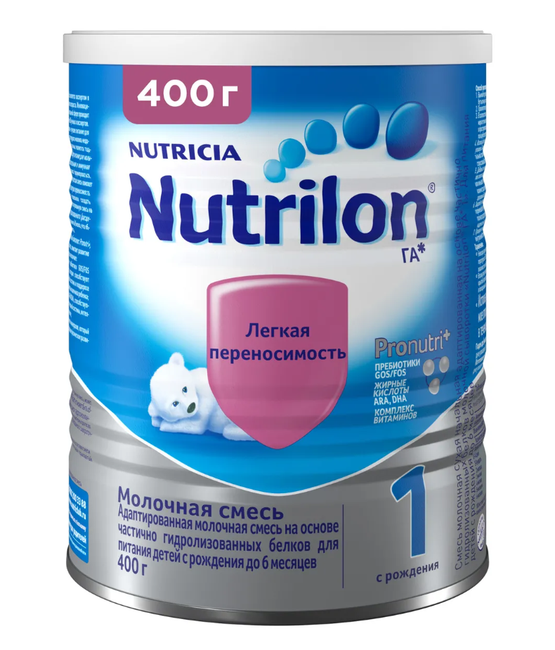 

Молочная смесь сухая Nutrilon Гипоаллергенный 1 c рождения 400 г