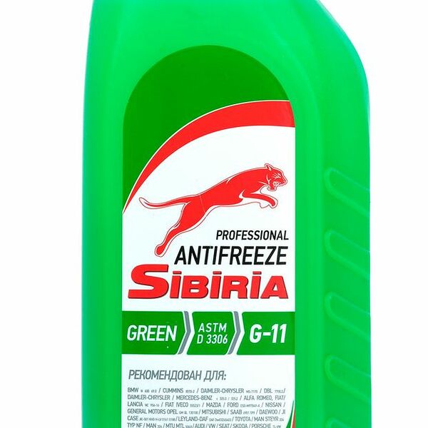 Антифриз Sibiria зеленый 1 л