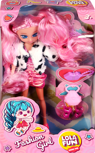 

Кукла LOLA FUN Модница с цветными волосами, 24см, Арт. C90029, в ассортименте