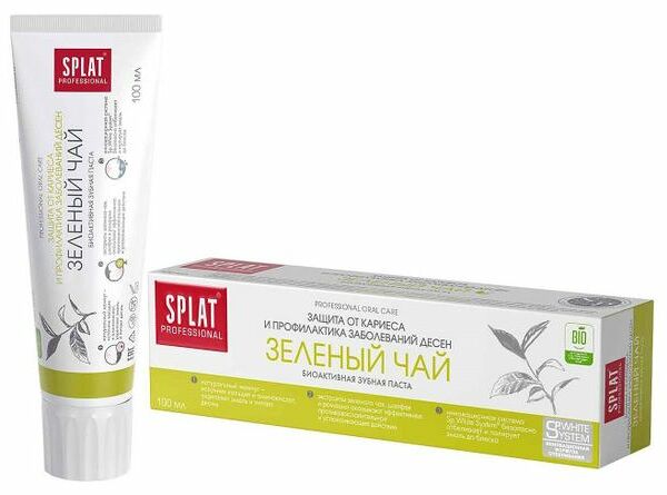Splat Professional Зубная паста зеленый чай 100 мл