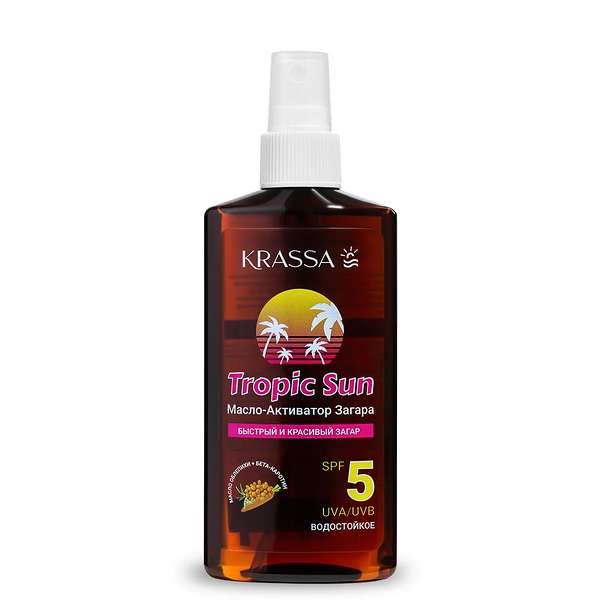 Масло-активатор загара Krassa Tropic Sun SPF 5 150 мл
