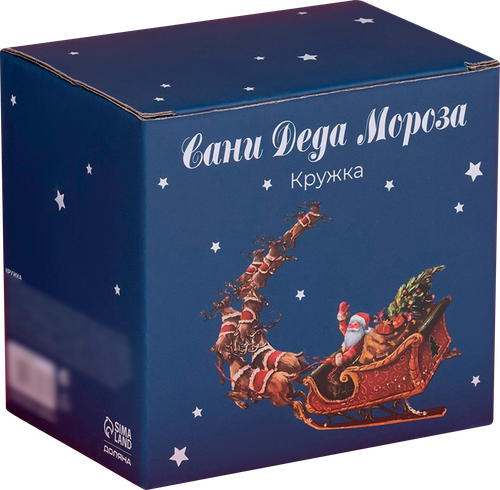 

Кружка Доляна Сани Деда Мороза 300 мл арт. 10338077