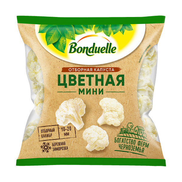 Цветная капуста Бондюэль мини фермерская замороженная 300 г