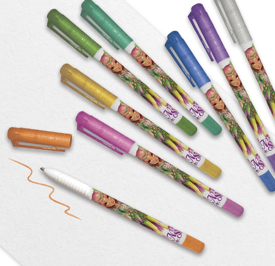 

Набор ручек Nebulous Stars серия Hazelia гелевые цветные металлик, Китай