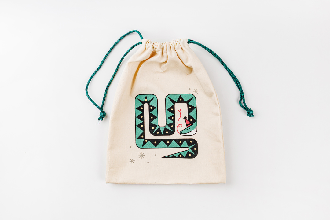 

Мешочек для подарков Змейка