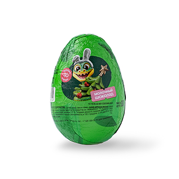

Шоколадное яйцо Азбука вкуса с сюрпризом Змейка Новый год 2025 80 г