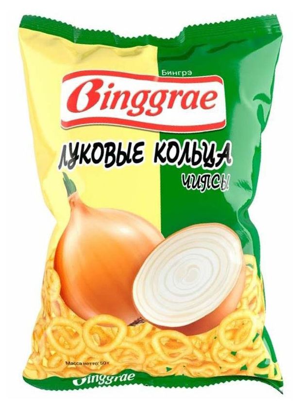 

Чипсы Binggrae Луковые кольца 50 г