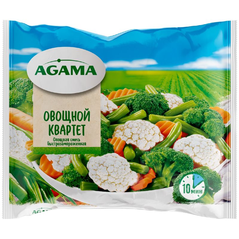 

Овощная смесь Hortex Овощной квартет 400 г, Россия
