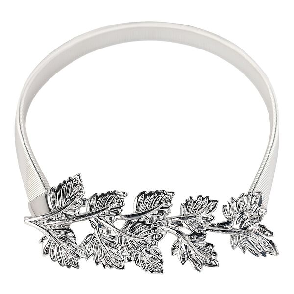 Подхват для штор Арт Узор Ветвь клипс, 23.5 см, серебро