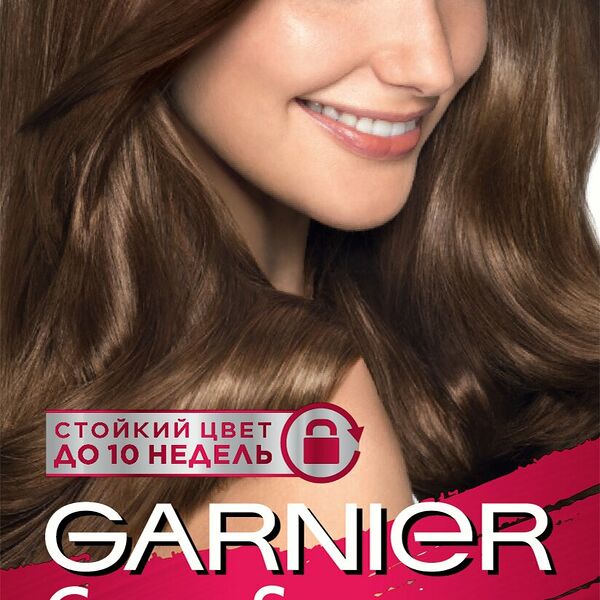 Стойкая крем-краска для волос Garnier Color Sensation Роскошь цвета оттенок 6.0 Роскошный темно-русый 110 мл