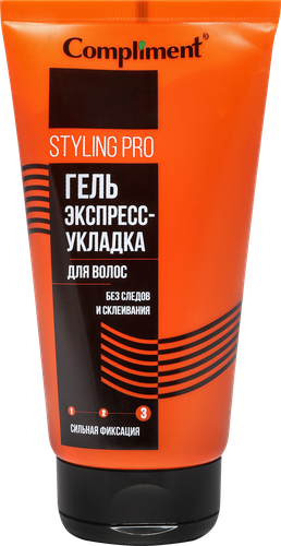 

Гель для волос Compliment STYLING Pro Экспресс-Укладка сильная фиксация