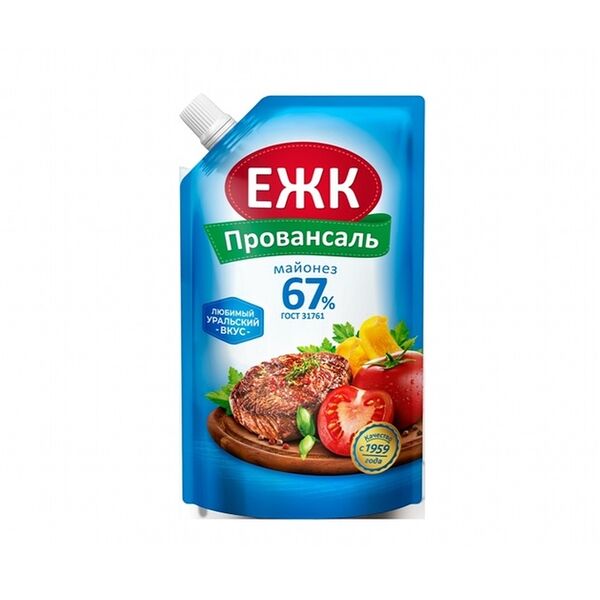 Майонез ЕЖК Провансаль 67% 200 мл