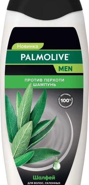   Шампунь для волос Palmolive Men против перхоти с экстрактом шалфея 450 мл