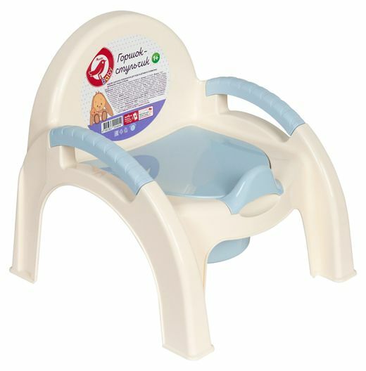 Горшок-стульчик Ашан Красная птица baby голубой