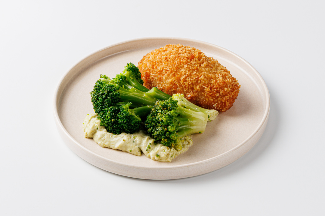 

Котлета из птицы с брокколи и соусом Вкусвилл 200 г