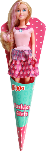 

Кукла Bigga в рожке 29см Арт. 66872/6873 в ассортименте