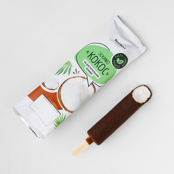 Эскимо ВкусВилл на растительной основе Кокос