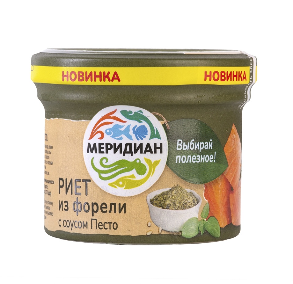 

Риет из форели Меридиан с соусом Песто 100 г