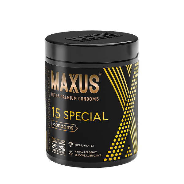Презервативы Maxus Special точечно-ребристые 15 шт