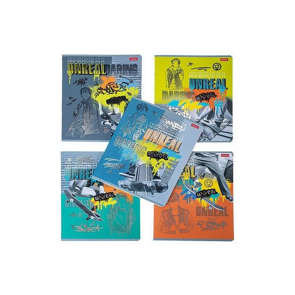 Тетрадь 48л клетка мат.ламин 3D фольга Нереально смелый 48Т5лофВ1