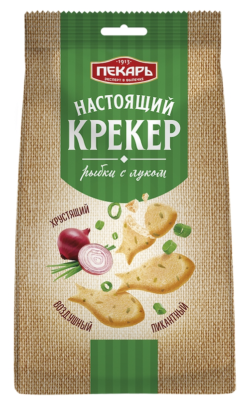 

Крекер Пекарь Рыбки с луком 220 г