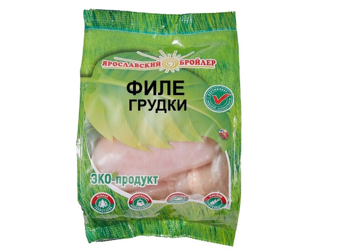 

Филе грудки куриное Ярославский Бройлер охлажденное вес