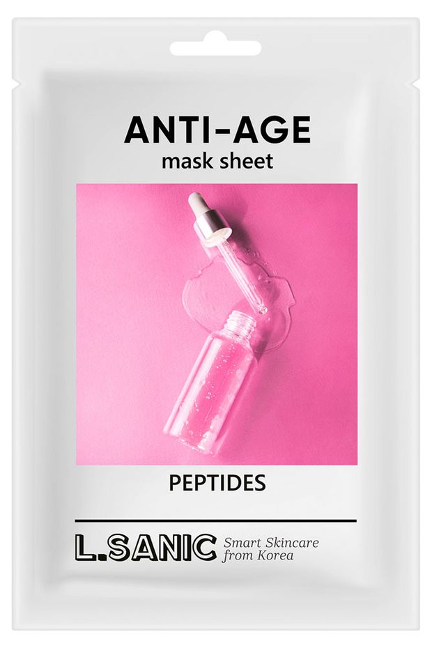 

Маска тканевая L.Sanic Mask Sheet Peptides Anti-Age