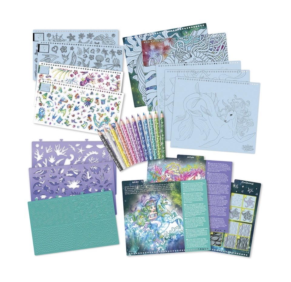 

Раскраска для девочек Nebulous Stars серия Space