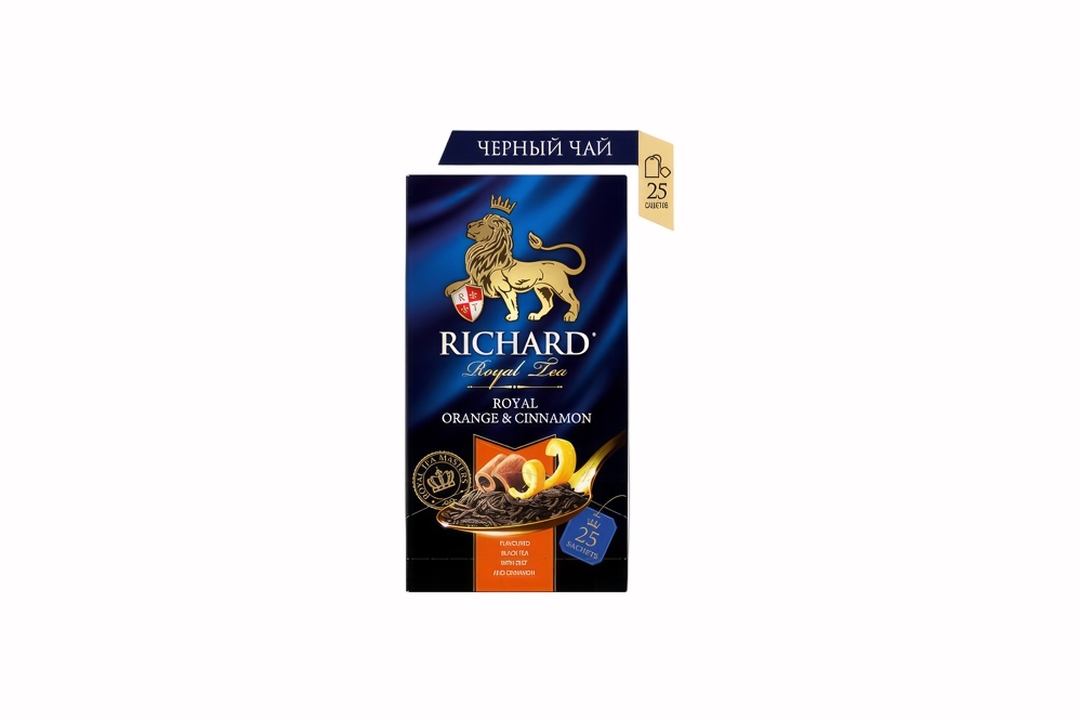 

Чай в пакетиках Richard Royal Orange & Cinnamon 25 саше 50 г