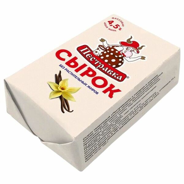 Сырок Пестравка ваниль 4.5% 100 г