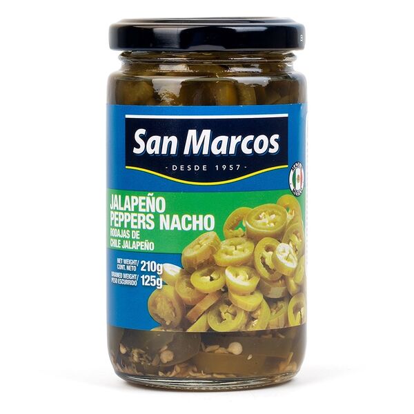 Перец San Marcos Халапеньо маринованный резаный 