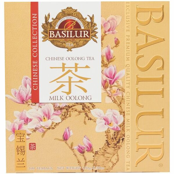 Чай зеленый Basilur White Magic китайский Молочный улун 100пак, 150г