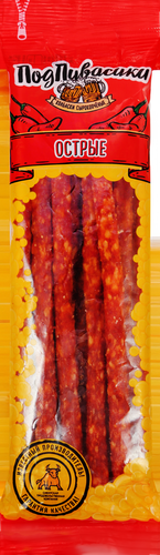 

Колбаски полукопченые ПодПивасики острые 100 г