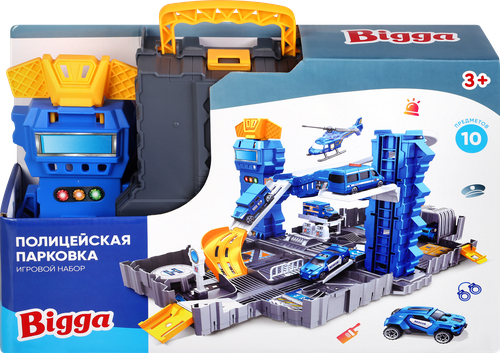

Набор игровой Bigga Полицейская парковка 10 предметов