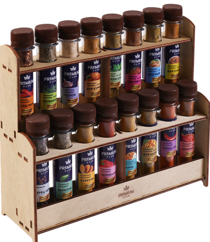 

Набор специй и приправ Premium Club 16 шт. 285 г