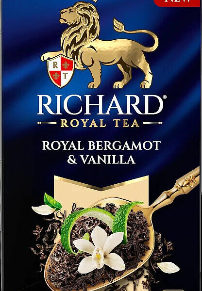 Чай черный Richard Royal Bergamot&Vanilla 25 пакетиков х 2 г 