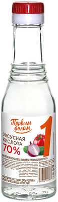Уксусная кислота Первым делом 70%, 180 г