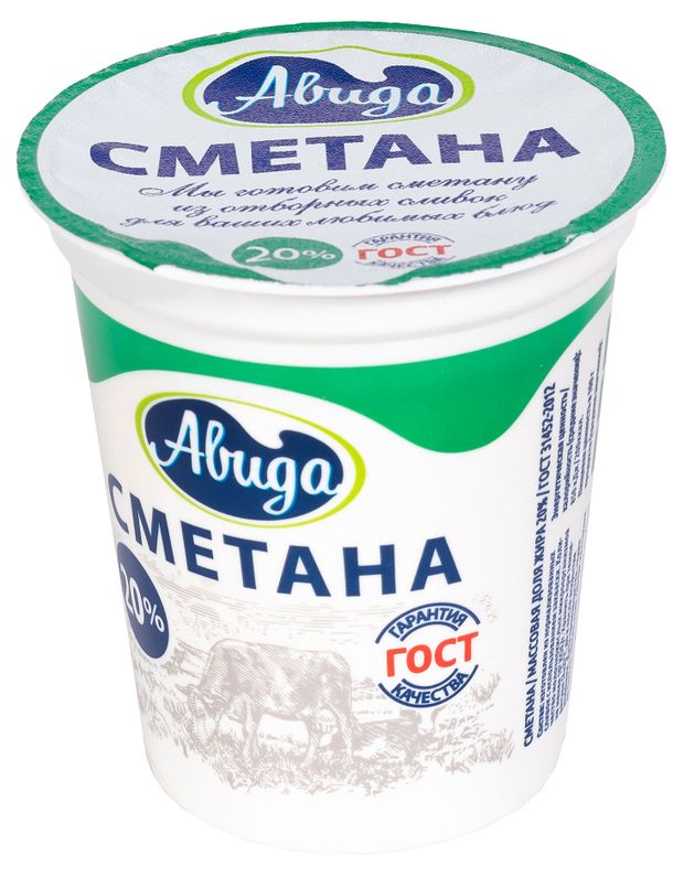 

Сметана Авида 20% 300 г