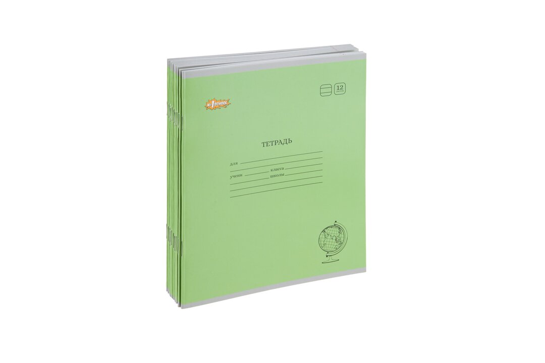 

Тетрадь школьная №1 School ColorPics А5 12 листов в линейку (10 штук в упаковке)