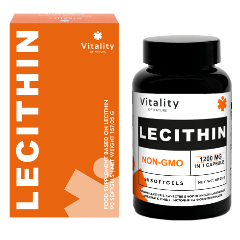 Vitality of Nature Lecithin капсулы 90 шт