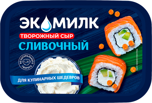 

Сыр творожный Ecomilk сливочный 60% 400 г