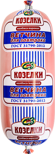 

Ветчина Козелки Для завтрака ГОСТ 500 г