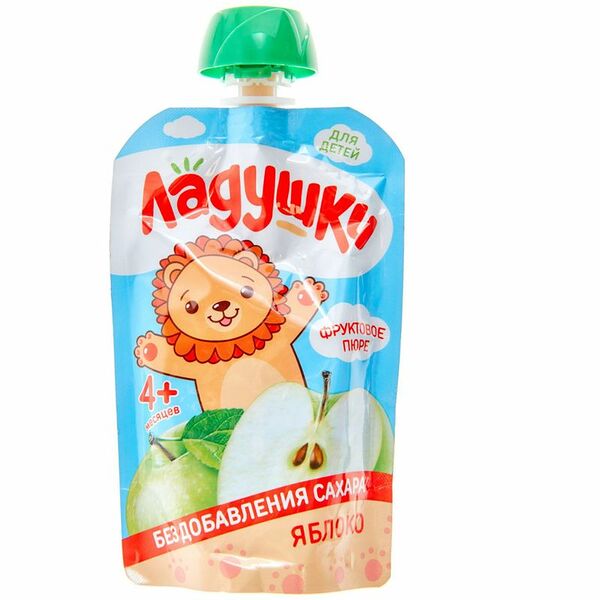 Пюре фруктовое Ладушки из яблока с 4 месяцев 85 г